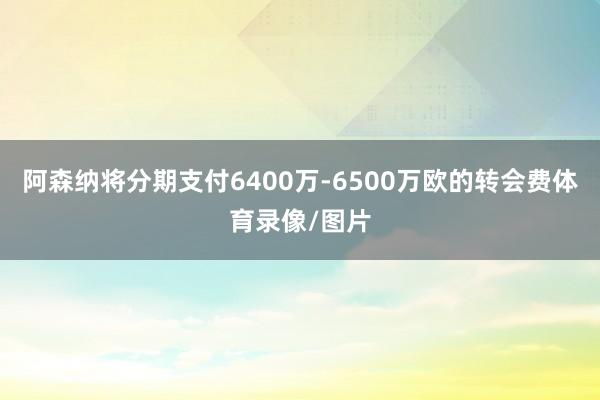阿森纳将分期支付6400万-6500万欧的转会费体育录像/图片