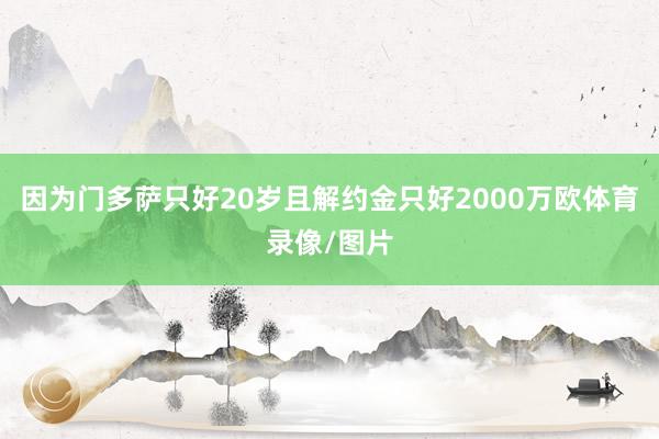 因为门多萨只好20岁且解约金只好2000万欧体育录像/图片