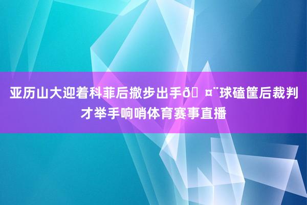 亚历山大迎着科菲后撤步出手🤨球磕筐后裁判才举手响哨体育赛事直播