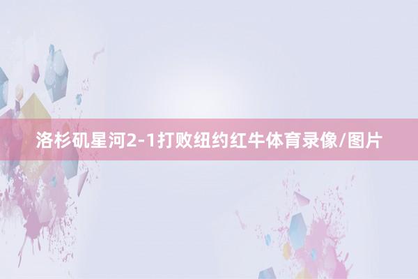 洛杉矶星河2-1打败纽约红牛体育录像/图片